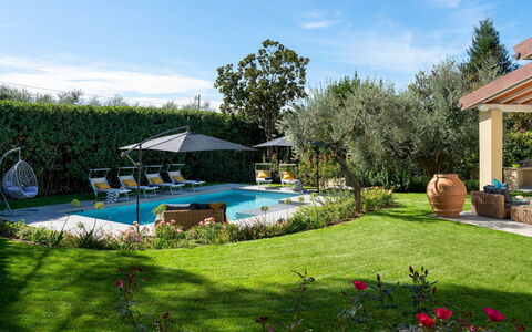 La Villanella 6: Piscina, Ricorrere, Mobili Da Esterno, Giardino, Arbusto, Eco Hotel, Landscaping, Backyard, Ombrello
