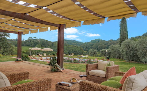 Il Cerreto 11: Shade, Outdoor Furniture, Outdoor Structure, Garden, Gazebo, Backyard, Eco Hotel, Pergola, Canopy, Pavilion