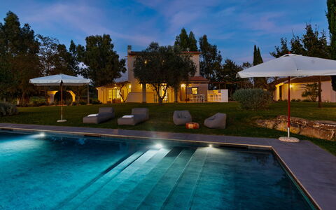Casale Rondinella 6+2: Swimming Pool, Blue, Tree, Resort, Garden, Thermae, Estate, Shade, Landscaping, Eco Hotel