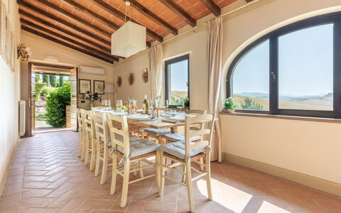 Casale Teatro 10: Mobilia, Interior Design, Tavolo, Cucina & Sala Da Pranzo Tavolo, Sedia, Casa, Sala Da Pranzo, Soffitto, Pianta Della Casa, Villa