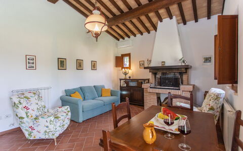 La Collina degli Ulivi 8+2: Furniture, Wall, Flooring, Interior Design, Home, Floor, Table, Room, Chair, Living Room