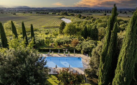 La Burraia 18: Swimming Pool, Eco Hotel, Landscaping, Garden, Plantation, Resort, Villa, Evergreen