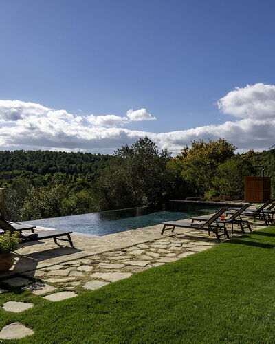 I Tramonti 10+2: Swimming Pool, Outdoor Furniture, Leisure, Shade, Garden, Sunlounger, Landscaping, Chair, Flagstone, Backyard