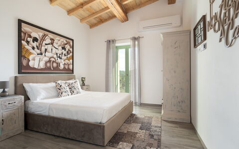 Cottage Dolcevista 4+2: Mobilia, Interior Design, Letto, Parete, Camera Da Letto, Legna, Pavimentazione, Pavimento, Casa, Camera