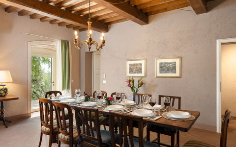 Il Poggione 10: Mobilia, Interior Design, Sala Da Pranzo, Parete, Tavolo, Sedia, Cucina & Sala Da Pranzo Tavolo, Legna, Soffitto, Pavimentazione