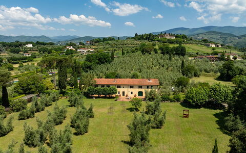 Villa Collegigliato 8: Paesaggio, Lotto, Plain, Area Rurale, Estate, Hill Station, Prato, Pascolo, Villaggio, Agriturismo