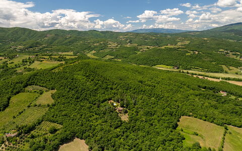 Villa Palazzolo 8: Ambiente Naturale, Paesaggio Naturale, Highland, Paesaggio, Pascolo, Terreno, Foresta, Hill Station, Visione Globale, Piantagione