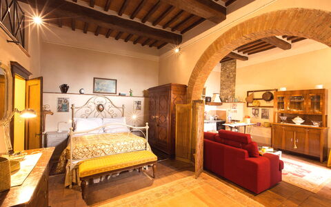 Santo Agostino: Room, Property, Building, Furniture, Interior Design, Bedroom, Ceiling, House, Suite, Bed