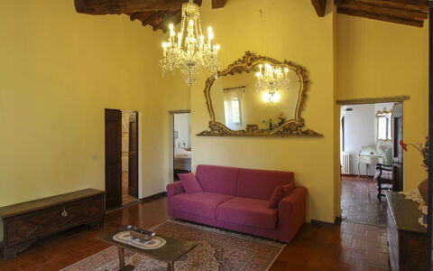 Villa Cecilia: Furniture, Interior Design, Wall, Flooring, Floor, Couch, Wood, Ceiling, Room, Living Room