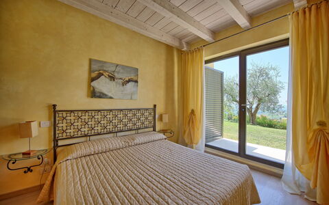 Casa Lucia: Bedroom, Room, Property, Bed, Furniture, Ceiling, Interior Design, Bedding, Bed Sheet, Bed Frame