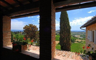 Vista San Gimignano