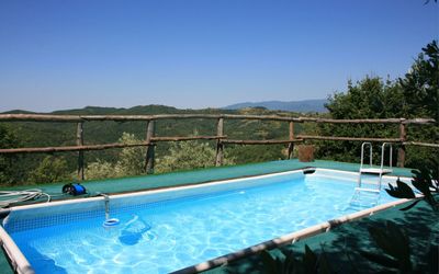 La Casina del Bosco: Water, Sky, Plant, Property, Swimming Pool, Building, Azure, Botany, Body Of Water, Rectangle