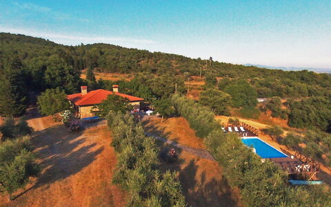 Civitella: Hill Station, Fotografia Aerea, Collina, Cielo, Area Rurale, Montagna, Paesaggio, Albero, Casa, Fotografia