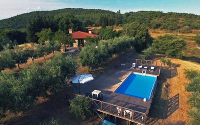 Civitella: Property, Aerial Photography, Hill Station, House, Real Estate, Estate, Rural Area, Swimming Pool, Tree, Home