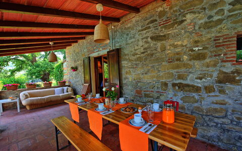 Villa Campogialli: Proprietà, Costruzione, Camera, Interior Design, Immobiliare, Casa, Mobilia, Tavolo, Brick, Muratura